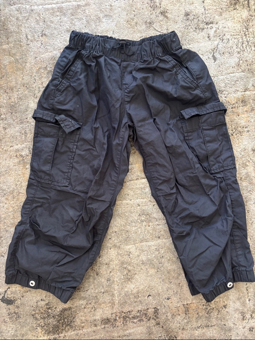 GAP Black Cargo Jogger Pants